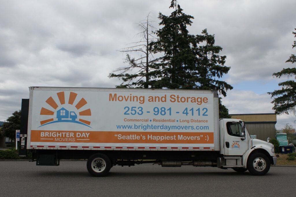 Custom box truck wrap in Seattle area