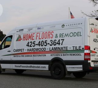 HOME FLOORS VAN BRANDING