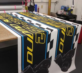 12FT BANNERS DESIGNED AND PRINTED