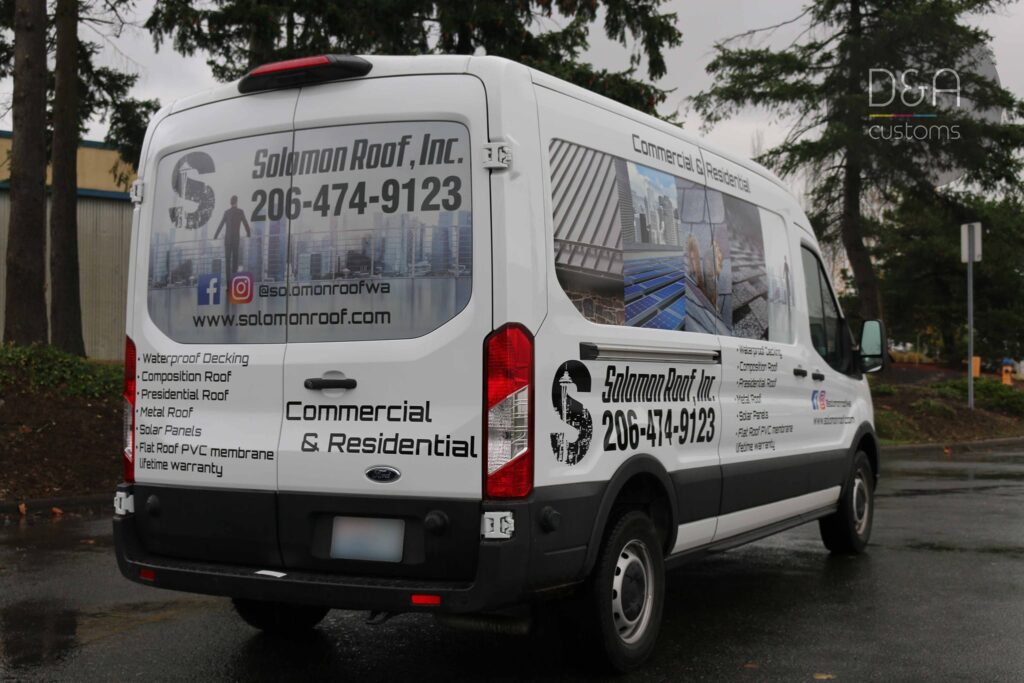 FORD TRANSIT VAN WRAPS - D&A Customs Vehicle Graphics-Custom Signs ...