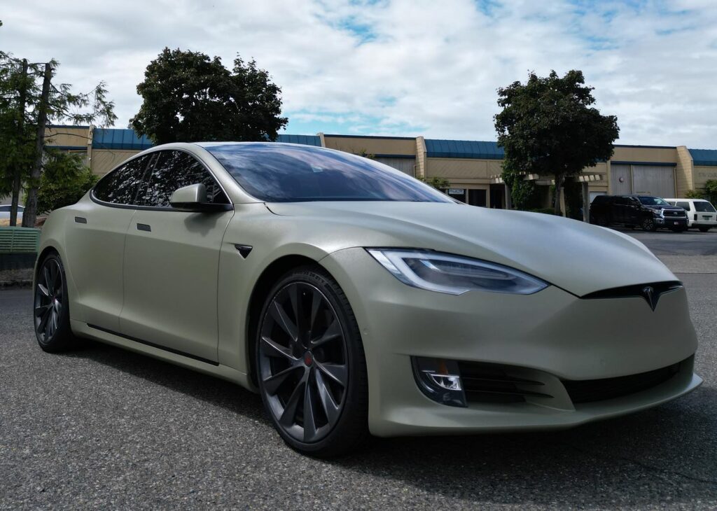 Tesla Wrap - D&A Customs Vehicle Graphics-Custom Signs-Printing Services