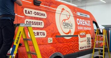 Orenji Sushi Food Truck Wrap: How a Killer Design Gets Noticed in Issaquah